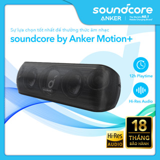  soundcore Loa Bluetooth Motion+ Anker IPX7 với Âm trầm và âm bổng mở rộng âm thanh Hi-Res 30W Chống nước 