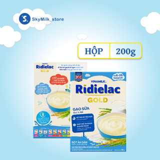  Bột Ăn Dặm gạo sữa Ridielac Gold Vinamilk - Hộp giấy 200g - Bột Ăn Dặm Vinamilk 