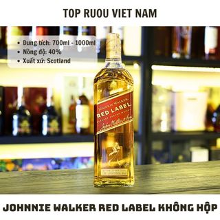 [TẶNG Túi Hãng] Johnnie Walker Red Label 700ml - 1000ml [Chính Hãng][Top Rượu VN]