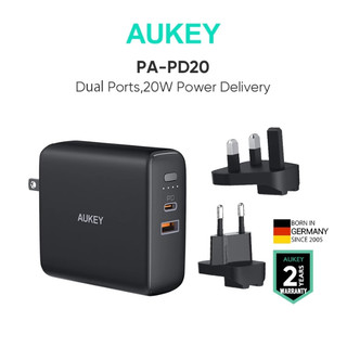  Củ Sạc Kiêm Sạc Dự Phòng 2in1 Aukey PA-PD20 - 20W 5000mAh- Hỗ Trợ Sạc Nhanh Type C PD3.0 - Hàng Chính Hãng 