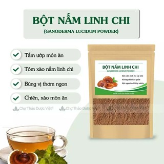 Bột nấm linh chi 1kg, nguyên chất, tăng sức đề kháng, hỗ trợ tim mạch, huyết áp, ngừa ung thư