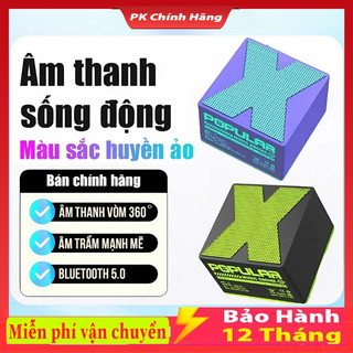  Loa Bluetooth Mini Chữ X Loa di động sạc trầm 360 ° Âm thanh nổi âm trầm tuyệt vời 