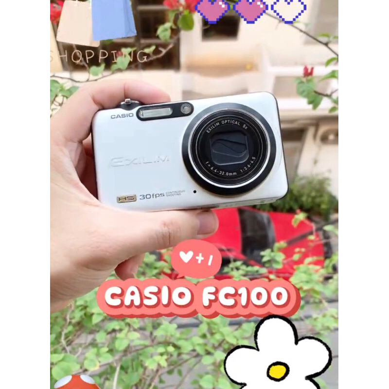 Máy ảnh compact kĩ thuật số vintage Casio exlim FC100
