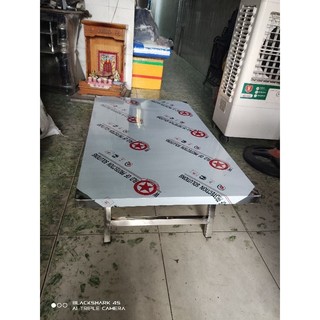 Bàn xếp nhật inox 60×100cm