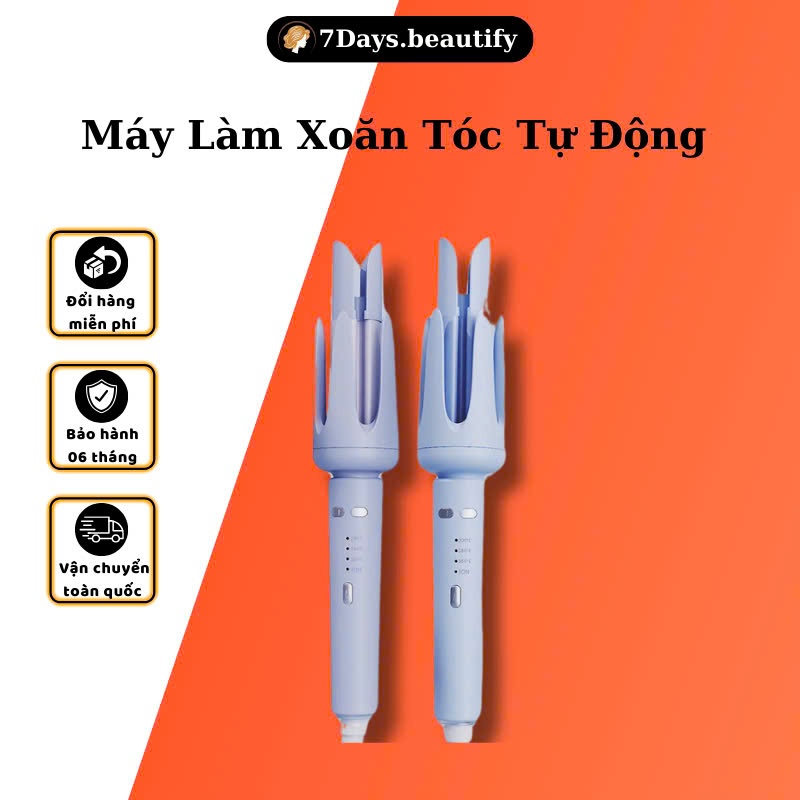 Máy Uốn Tóc Tự Động 7days.beautify Tạo Kiểu Hàn Quốc Trục Uốn 32mm