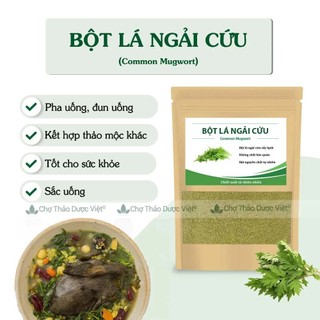 Bột ngải cứu nguyên chất 1kg, xông giải cảm, ngâm chân, giảm đau nhức xương khớp