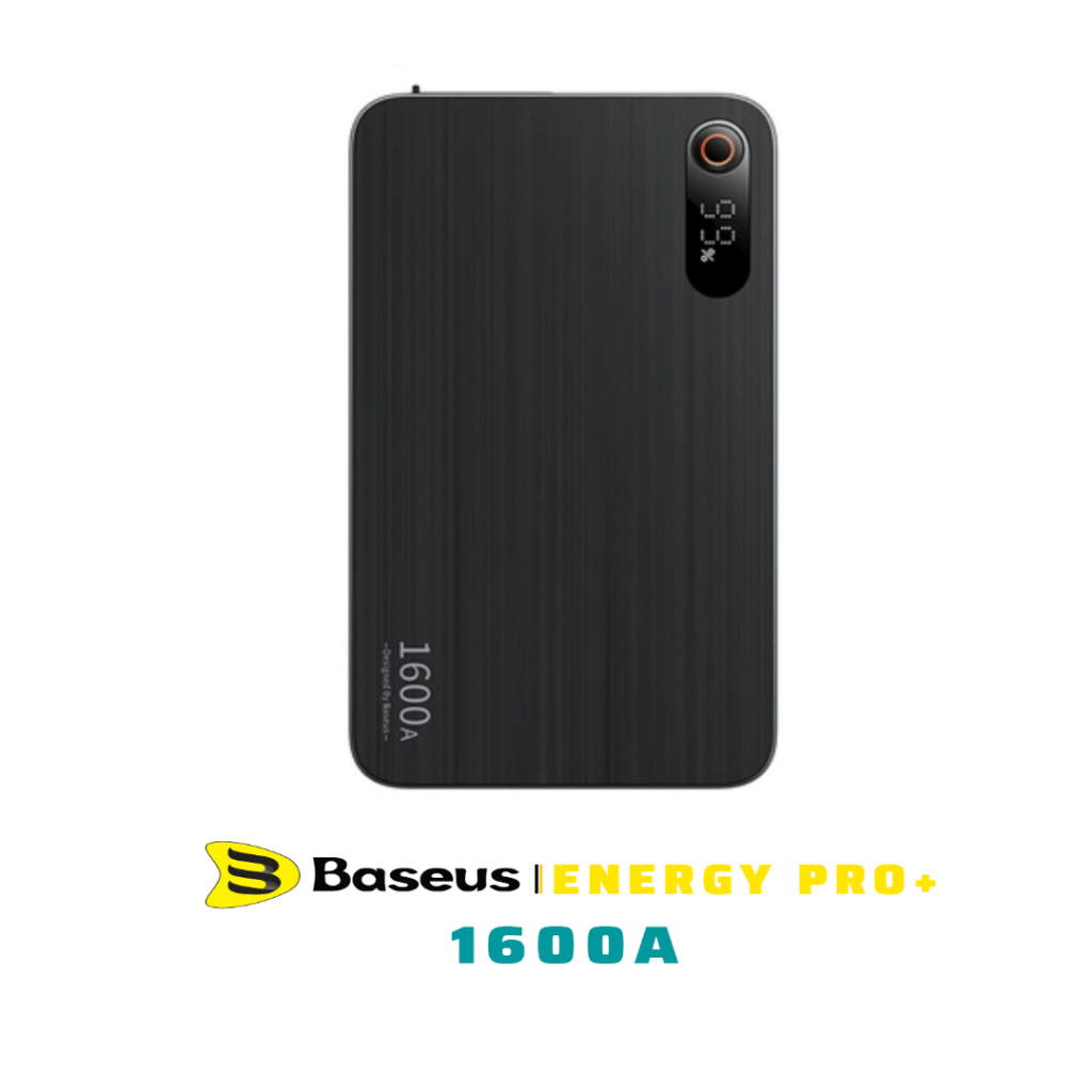 Kích Bình Ô Tô Baseus Super Energy Pro+ 1600A (Pin 16.000mAh - Dòng Kích 1600A) - Hàng Chính Hãng
