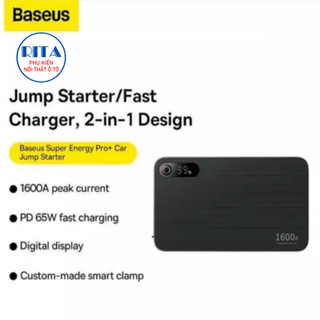 Kích Bình Ô Tô Baseus Super Energy Pro+ 1600A (Pin 16.000mAh - Dòng Kích 1600A) - Hàng Chính Hãng