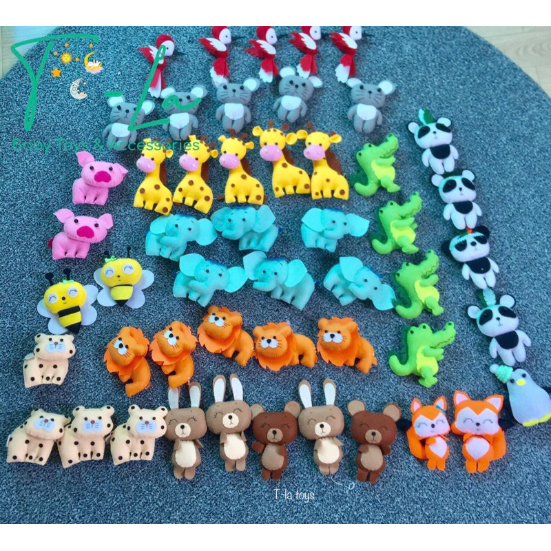 Thú vải HandMade treo nôi/ treo cũi