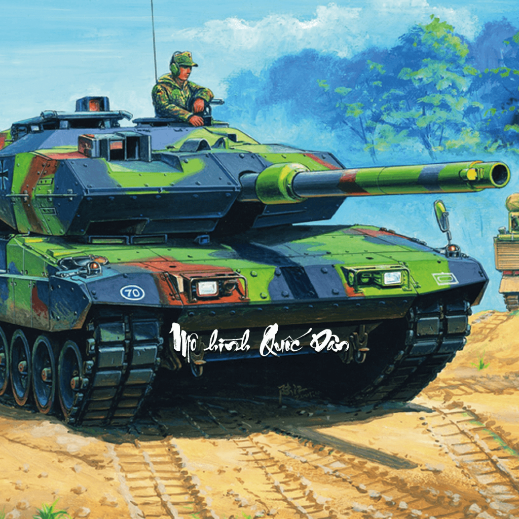 Mô hình Quân Sự | Bộ kit mô hình xe tăng Leopard 2A6 EX | Tỷ lệ : 1/35 | HOBBY BOSS |