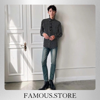 [ FULL TAG ] Áo sơ mi nam dài tay chấm bi Nhỏ - Polka Dot S Shirt nam nữ Sơn Tùng MTP