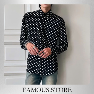 [ FULL TAG ] Áo sơ mi nam dài tay chấm bi Nhỏ - Polka Dot S Shirt nam nữ Sơn Tùng MTP