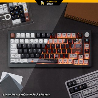 Keycap pbt Phi Hành Gia Astronaut họa tiết dyesub xuyên led ninja side print cho bàn phím cơ