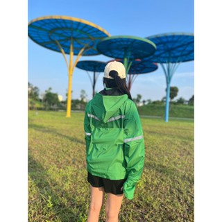 Áo khoác gió bradd 2 lớp phản quang 2 mặt nam nữ full size