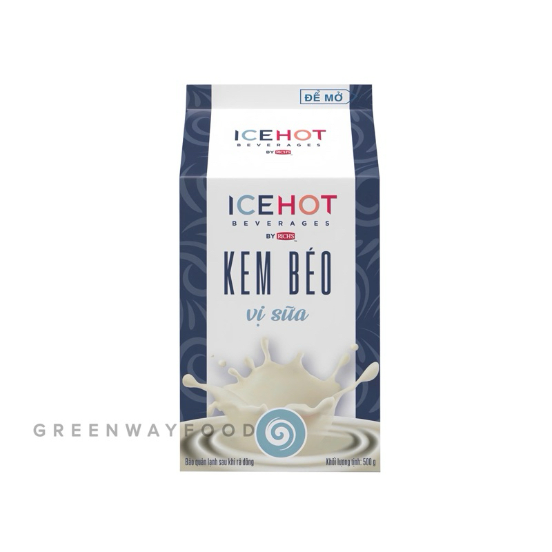 Kem Béo Vị Sữa ICEHOT hộp 500gr