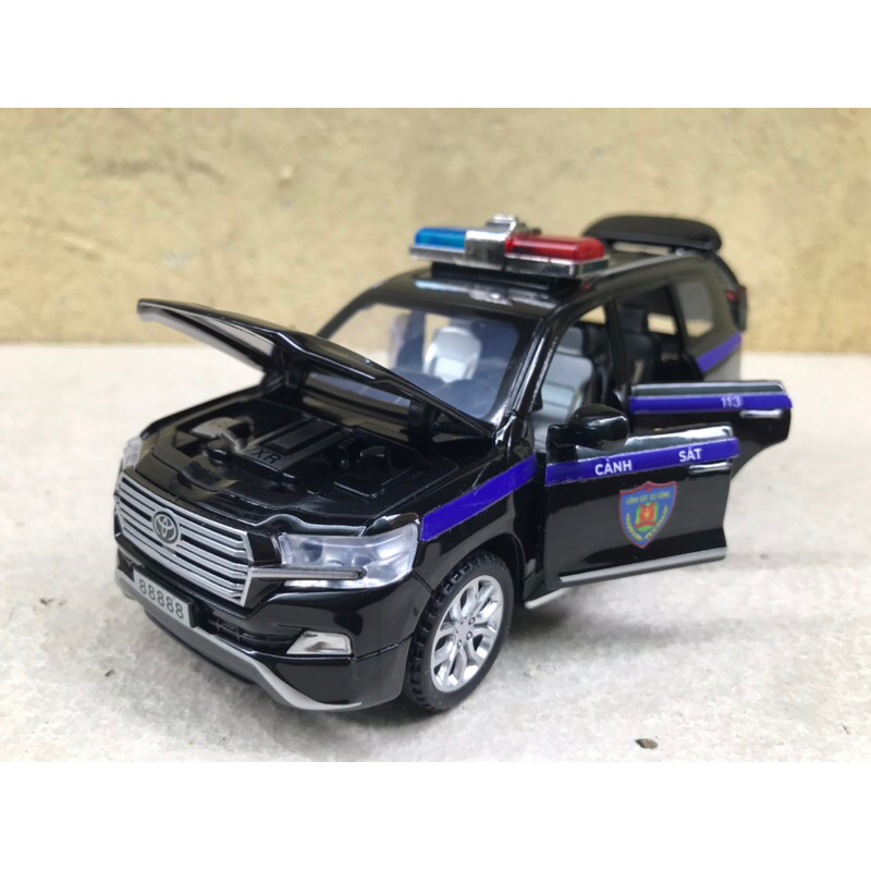 Mô hình xe Cảnh Sát Hummer EV Pickup CSCĐ 1:32