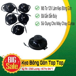 Mô tơ làm kẹo bông gòn 12V ( Đã gắn sẵn buly)