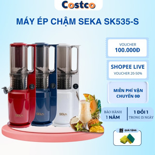 Máy ép chậm  SEKA SK535-S công suất 250W ép trái cây rau củ quả kiệt bã giữ nguyên dưỡng chất