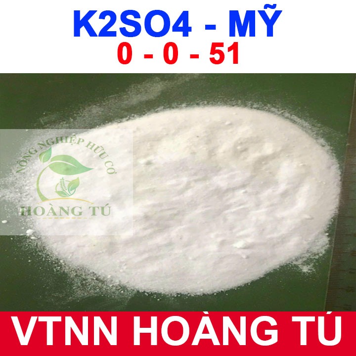 Phân bón Kali sunphat, Potassium Sulphate, K2SO4 52-18, Potassium sulfate, SoluPotasse (1kg)