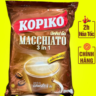  Cà Phê Hòa Tan KOPIKO MACCHIATO 3 Trong 1 Túi Lớn 20 Gói x 24 G - Cafe KOPIKO Chính Hãng Thái Lan - Coffee Sữa Ruvask 