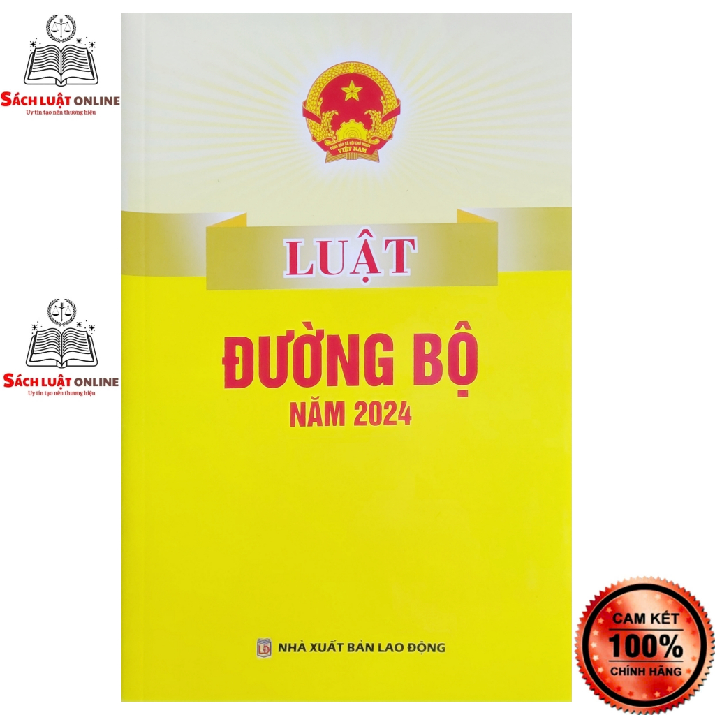 Sách LV2 - Luật đường bộ năm 2024 (NXB Lao Động)