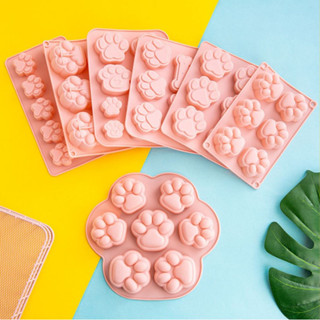Khuôn Silicon Làm Bánh Pudding, Rau Câu, Đậu Hủ Non, Khuôn Silicone Hình Chân Mèo PUPUKIDS