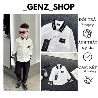  Áo Sơ Mi Dài Tay Docle Dôn Chề Siêu Sang Chất Vải Dày Dặn Phong Cách Boy Phố Cho Các Bé 