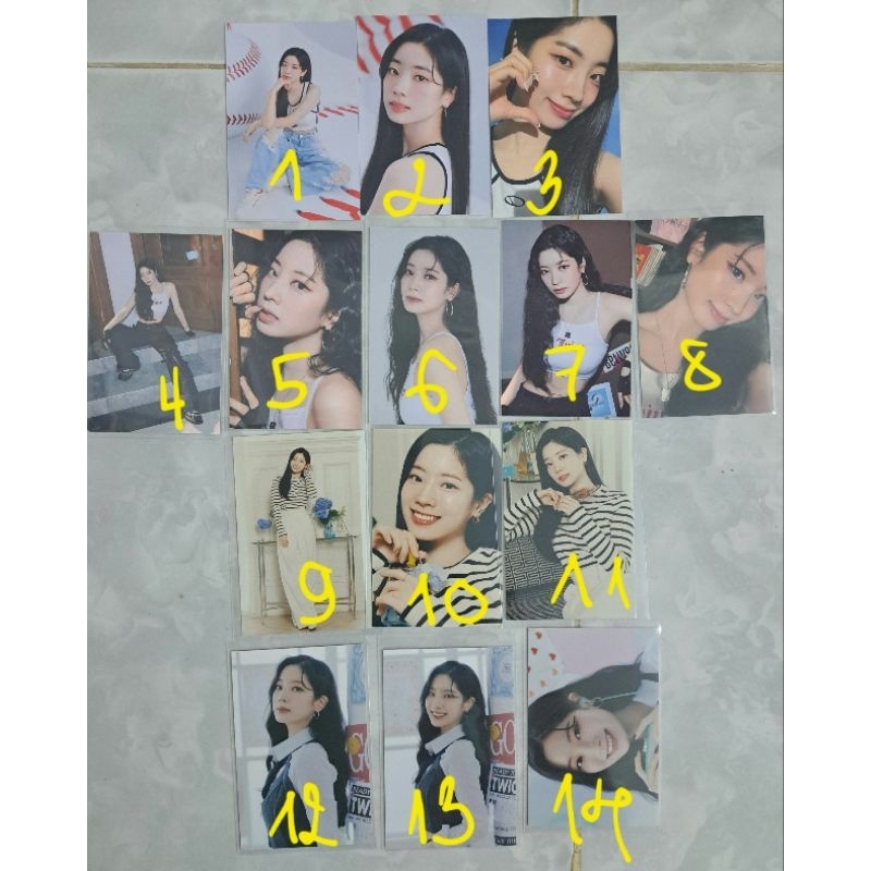 TRADING CARD TWICE DAHYUN (7TH ANNI + READY TO BE) - KIM DA HYUN (KHÔNG NHẠY CẢM DF)