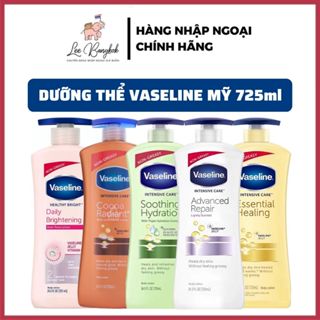  Sữa Dưỡng Thể Vaseline Healthy White UV Lightening Body Lotion 725ml Giúp Dưỡng Trắng Dưỡng Ẩm Phù Hợp Cho Mọi Loại Da 