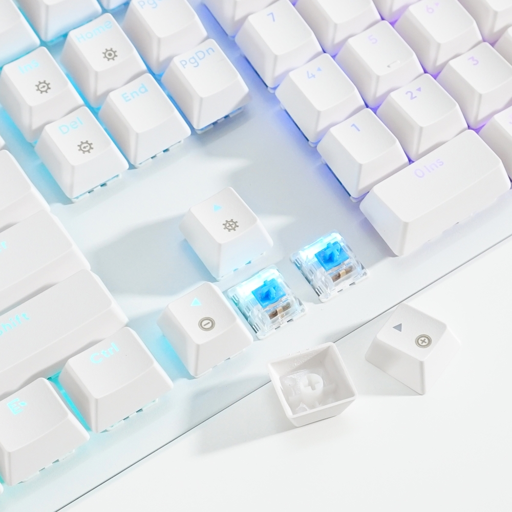BÀN PHÍM CƠ GAMING ASESTEK AK61, AK68, AK87, AK104 led RGB 20+ CHẾ ĐỘ Blue Switch | BigBuy360 - bigbuy360.vn