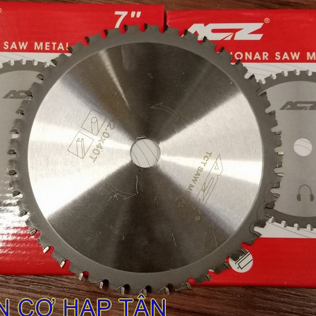 LƯỠI CẮT SẮT HỢP KIM  ACZ - 180mm
