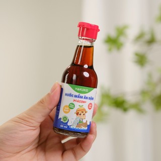 (Lọ lẻ)  Dầu ăn dặm mini và mắm Hakukid cho bé từ 6m++