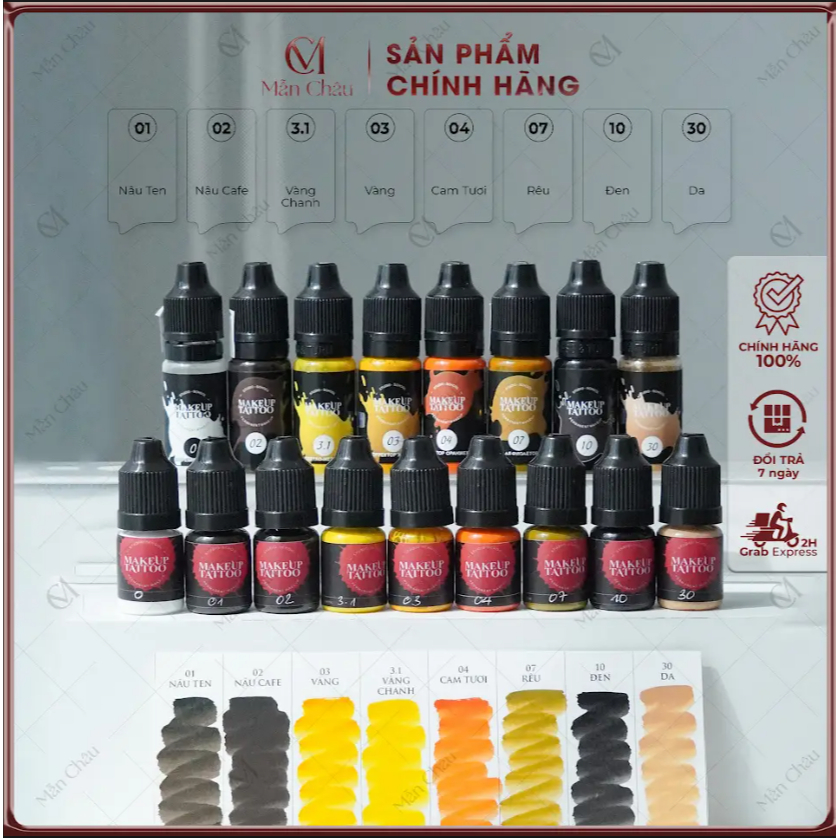 Mực Mày Make Up pha sẵn Fullsize
