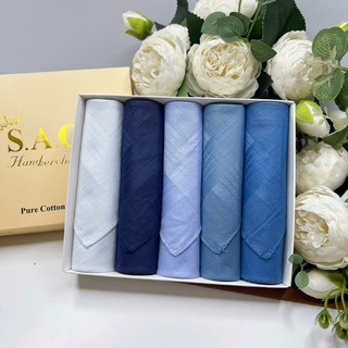 Khăn Tay Nam Combo 5 Khăn Tay Mùi Xoa Quà Tặng Cho Nam Luxury Cotton Mềm Mại Thấm Hút Mồ Hôi Tốt (KMX200)