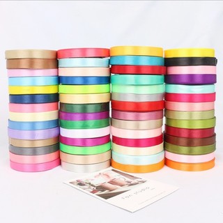 [Cuộn 5 mét] Ruy băng lụa bản 1cm, 2cm, 4cm trơn