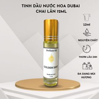 Tinh dầu nước hoa dubai nước hoa nam nữ dạng lăn 12ml thơm lâu 24h - Pemiki Store