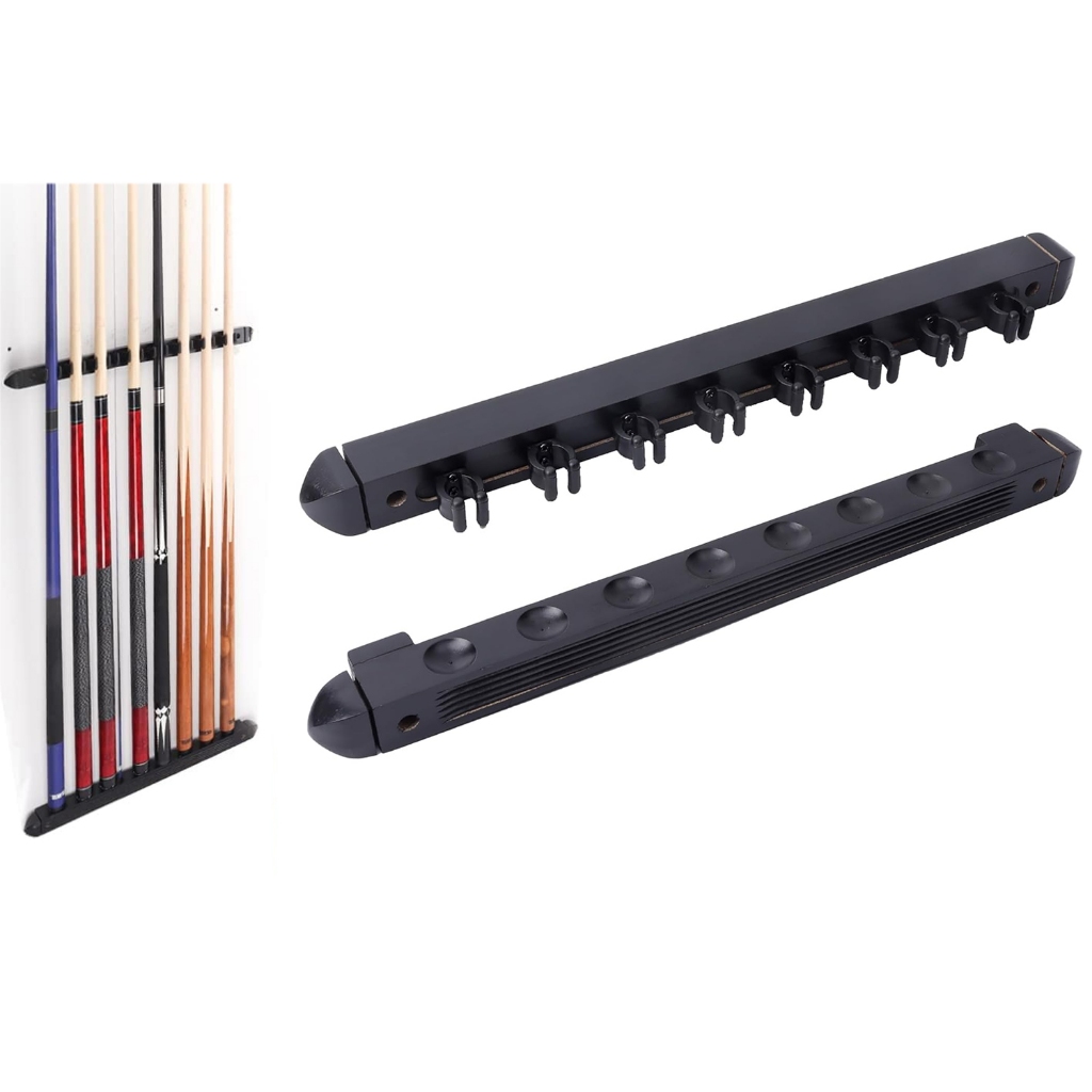 KỆ GIÁ TREO 8 CƠ BIDA CAO CẤP - GỖ TỰ NHIÊN - GÍA ĐỠ 8 CƠ BIDA - GÁC CƠ BIDA -  XUẤT XỨ VIỆT NAM