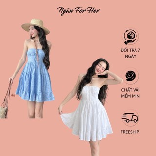 CIPI DRESS- Đầm Quây Ren Dáng Xoè, Đầm Cúp Ren Xoè Ngâu For her