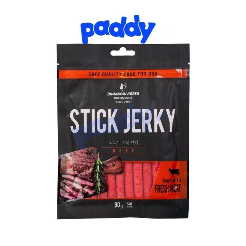 Bánh Thưởng Cho Chó Thịt Bò Que BowWow Stick Jerky