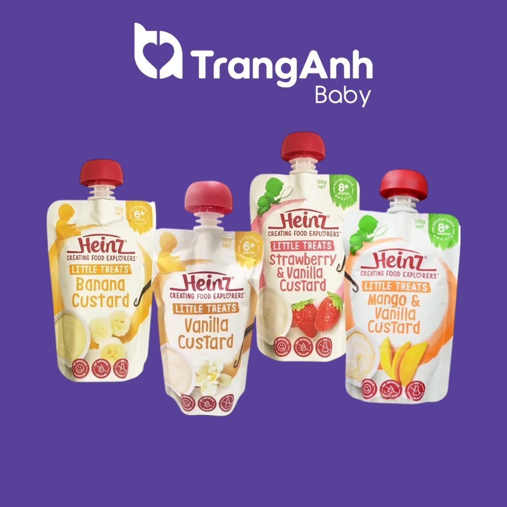 Váng sữa Heinz Úc 120g hương vị trái cây, giúp bé tăng cân, tăng chiều cao