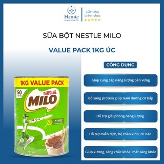 Sữa Bột Nestle Milo Value Pack 1kg Úc - Sữa Milo Úc