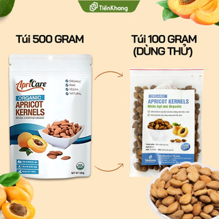 Nhân Hạt Mơ Hữu Cơ - Organic Apricot Kernels - Bịch (100gram)