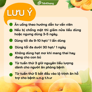 Nhân Hạt Mơ Hữu Cơ - Organic Apricot Kernels - Bịch (100gram)