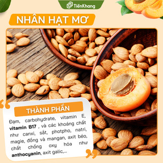 Nhân Hạt Mơ Hữu Cơ - Organic Apricot Kernels - Bịch (500gram)