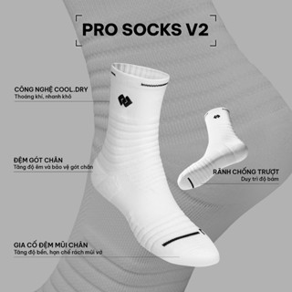 Tất Vớ Thể Thao Pro Sock Version 2 Good Game Bảo Vệ Toàn Diện Bàn Chân, Chống Trơn Trượt, Khử Mùi Hôi Good Game