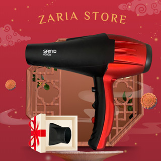 Máy Sấy Tóc SAMIO 6000W Công Suất Lớn 2 Chiều Nóng Lạnh Cao Cấp, Máy Sấy Tóc Công Suất Lớn Chuyên Salon Sấy Khô - Zaria