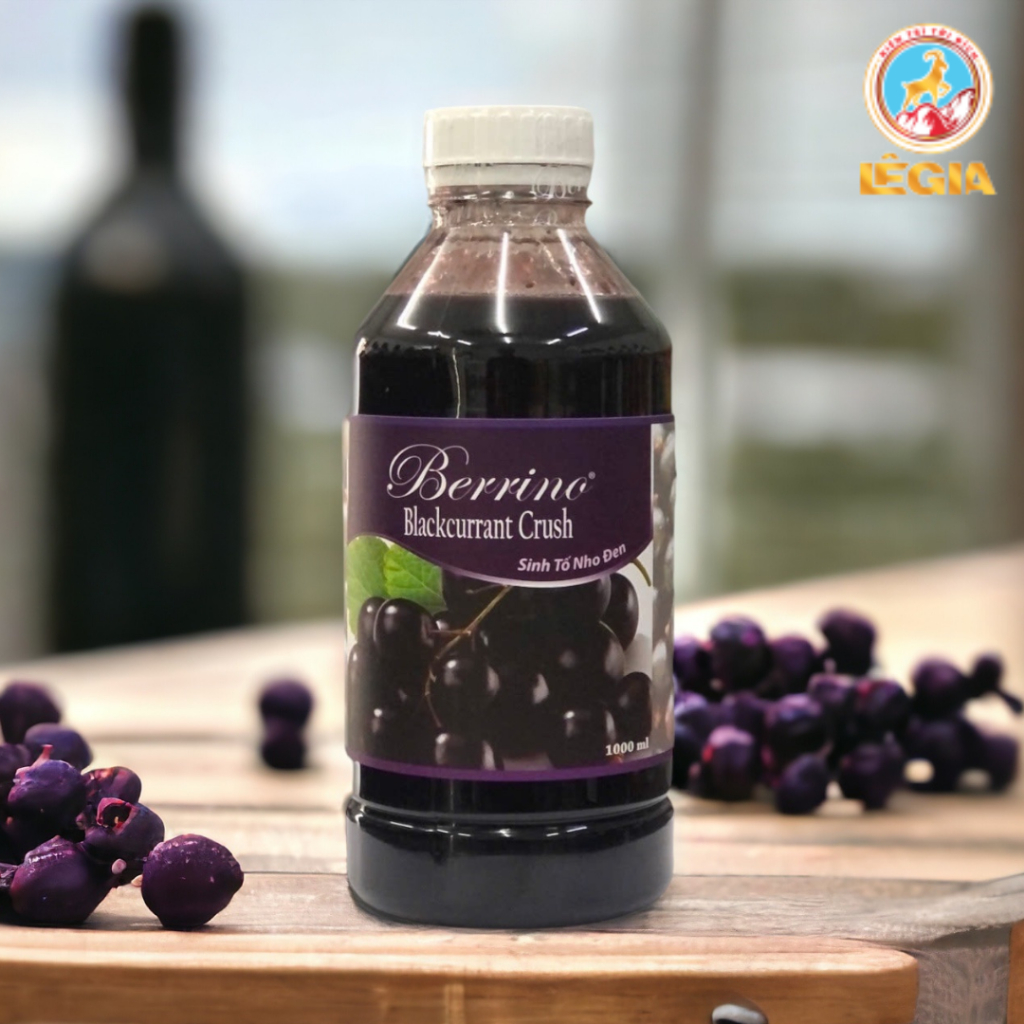 Sinh tố BERRINO, Mứt BERINO Nho Đen 1 lít
