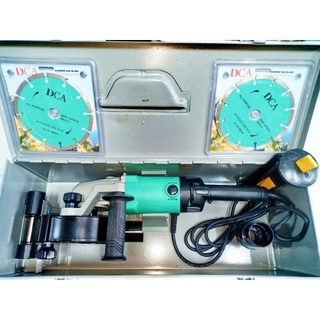 Máy cắt rãnh tường 1400w dca azr02-150 - máy cắt rãnh kèm 2 lưỡi
