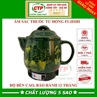 Ấm sắc thuốc bằng điện, siêu sắc thuốc bắc điện Fujishi Livorno loại xịn