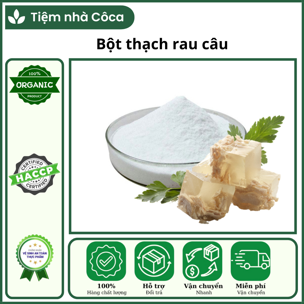 Bột thạch trắng, bột thạch rau câu, bột sương sáo trắng